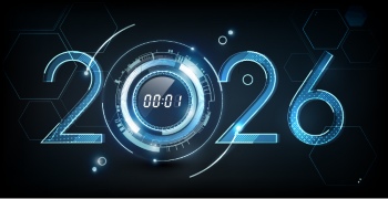 New Year 2026 Vector Numbers 25xAI