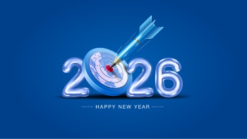 New Year 2026 Vector Numbers 25xAI