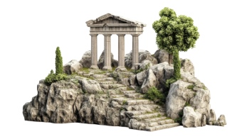 Ancient Big Structures & Sculptures 37xPNG
