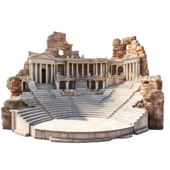 Ancient Big Structures & Sculptures 37xPNG