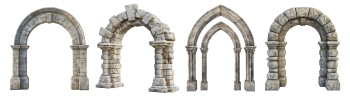 Ancient Big Structures & Sculptures 37xPNG