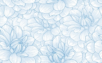Dahlia Aster Seamless Patterns #1, 25xAI