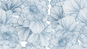 Dahlia Aster Seamless Patterns #1, 25xAI