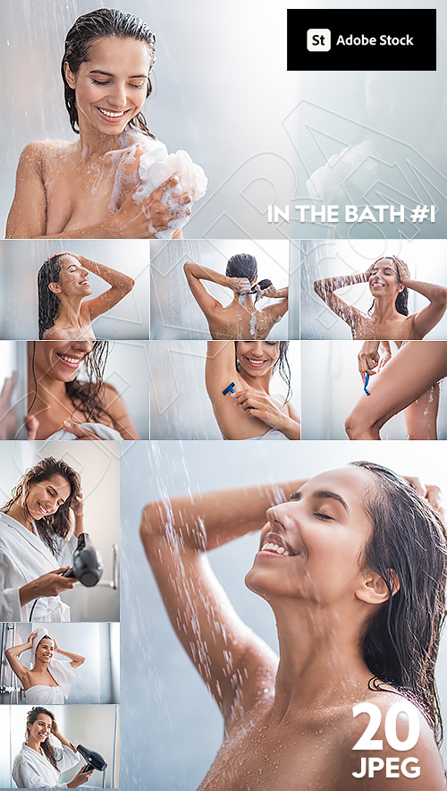 Woman in the Bath #1, 20xJPEG