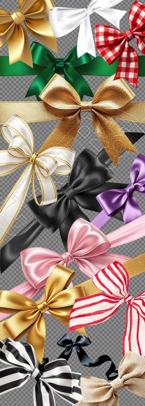 Ribbons & Bows Transparent 30xPNG