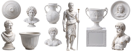 Male Sculptures Transparent 42xPNG