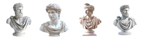 Male Sculptures Transparent 42xPNG
