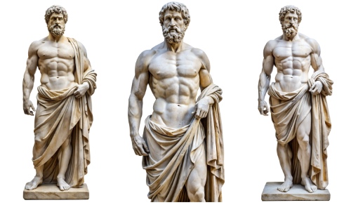 Male Sculptures Transparent 42xPNG