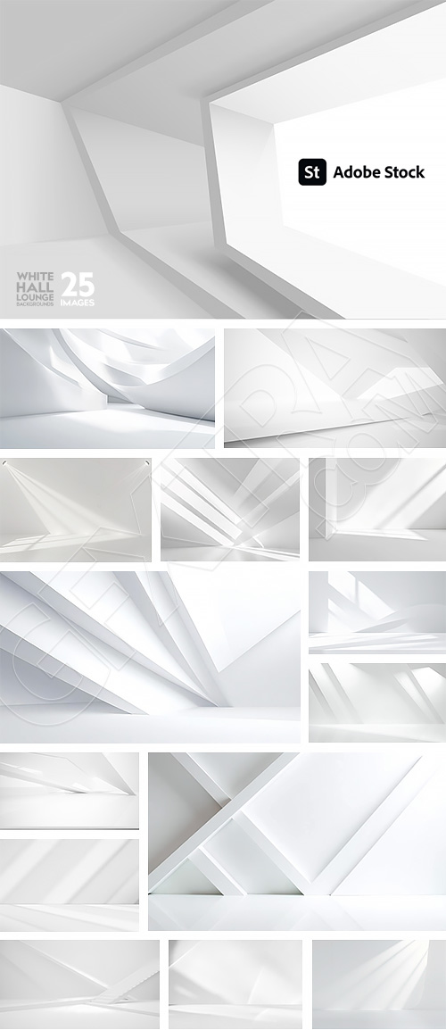 White Hall Lounge Backgrounds 20xJPEG, 5xAI