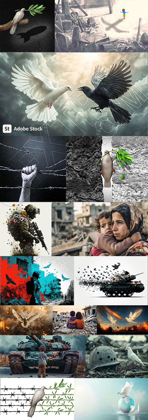 War & Peace Conceptual Images 36xJPEG