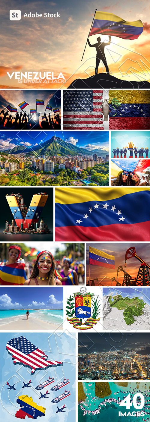 Venezuela is Under Attack! 27xJPEG, 13xAI