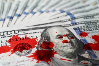 Bloody American Flags - Hero or Invader 32 Images