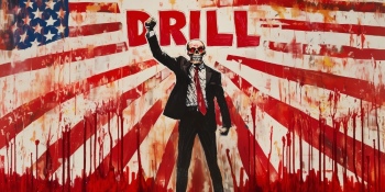 Bloody American Flags - Hero or Invader 32 Images