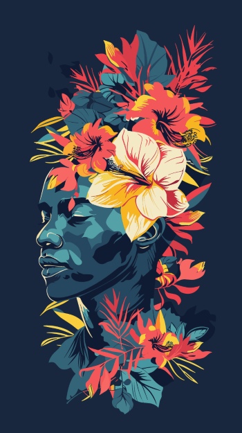 T-Shirt Design Fascinating Faces #1, 25xAI