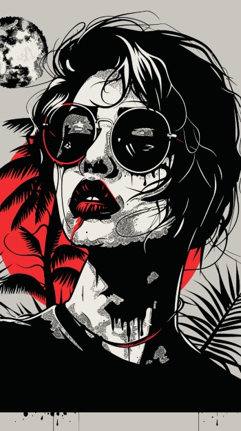 T-Shirt Design Fascinating Faces #1, 25xAI