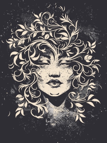 T-Shirt Design Fascinating Faces #1, 25xAI