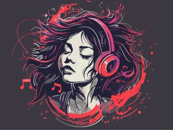 T-Shirt Design Fascinating Faces #2, 25xAI