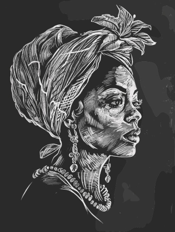 T-Shirt Design Fascinating Faces #3, 25xAI