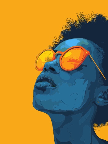 T-Shirt Design Fascinating Faces #3, 25xAI