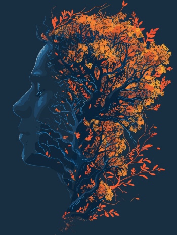 T-Shirt Design Fascinating Faces #3, 25xAI