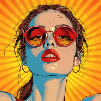 T-Shirt Design Fascinating Faces #4, 29xAI