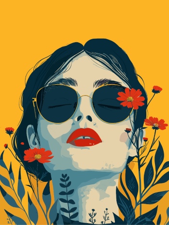 T-Shirt Design Fascinating Faces #4, 29xAI