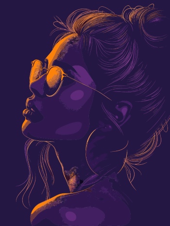 T-Shirt Design Fascinating Faces #4, 29xAI