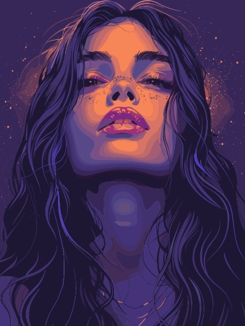 T-Shirt Design Fascinating Faces #4, 29xAI