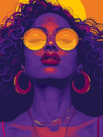 T-Shirt Design Fascinating Faces #4, 29xAI