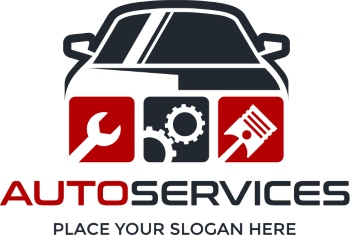 Auto Service Design Elements & Logos 25xAI