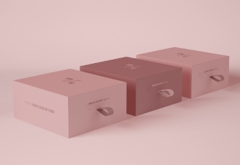 Different Box Mockups 23xPSDT