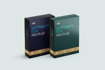 Different Box Mockups 23xPSDT