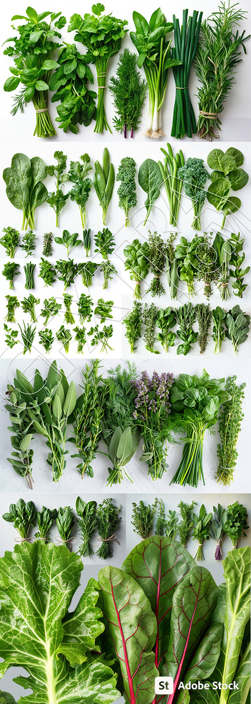 Salad Greens 27xJPG 3xPNG