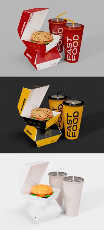 Food & Drink Mockups #2, 21xPSDT