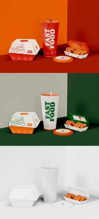 Food & Drink Mockups #2, 21xPSDT