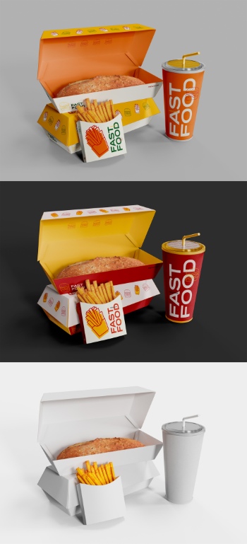 Food & Drink Mockups #2, 21xPSDT