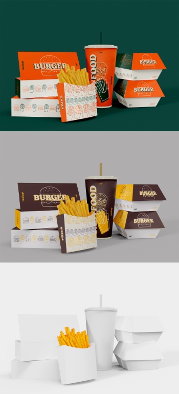 Food & Drink Mockups #2, 21xPSDT