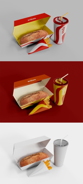 Food & Drink Mockups #2, 21xPSDT