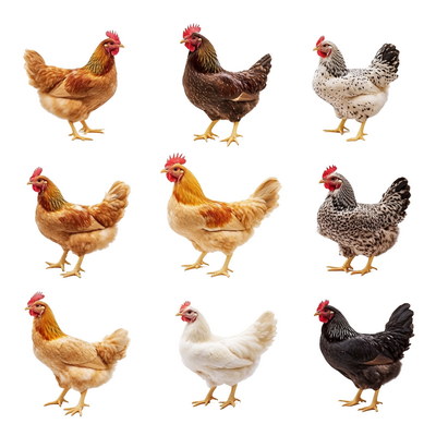 VILLAGE PNG CHICKENS #1, 32xPNG