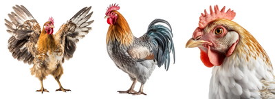 VILLAGE PNG CHICKENS #1, 32xPNG