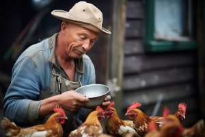 VILLAGE CHICKENS #2, 40xJPG