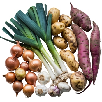 Potatoes, Onions & Garlic 25xPNG