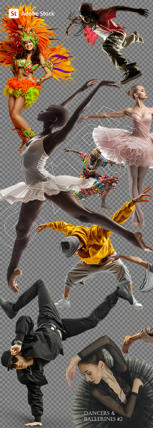 Dancers & Ballerines #2, 32xPNG