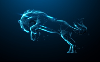 Horse Vector Art Illustrations #2, 28xAI