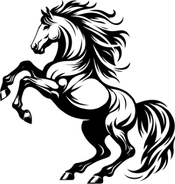 Horse Vector Art Illustrations #2, 28xAI