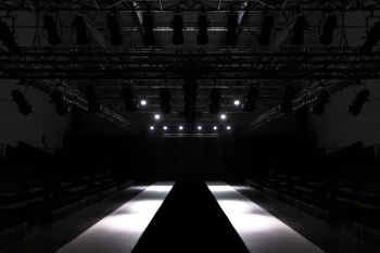 Empty Floodlit Catwalk for a Fashion Show 23xJPEG, 3xAI