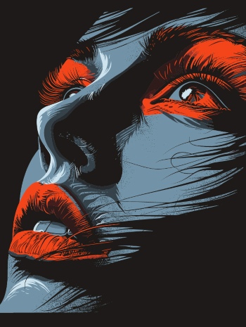 T-Shirt Design Fascinating Faces #5, 25xAI