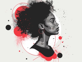 T-Shirt Design Fascinating Faces #6, 25xAI