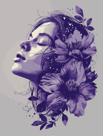 T-Shirt Design Fascinating Faces #6, 25xAI