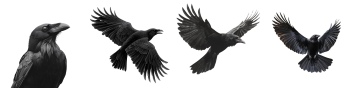 Raven & Crow - Intelligent Birds 27xPNG